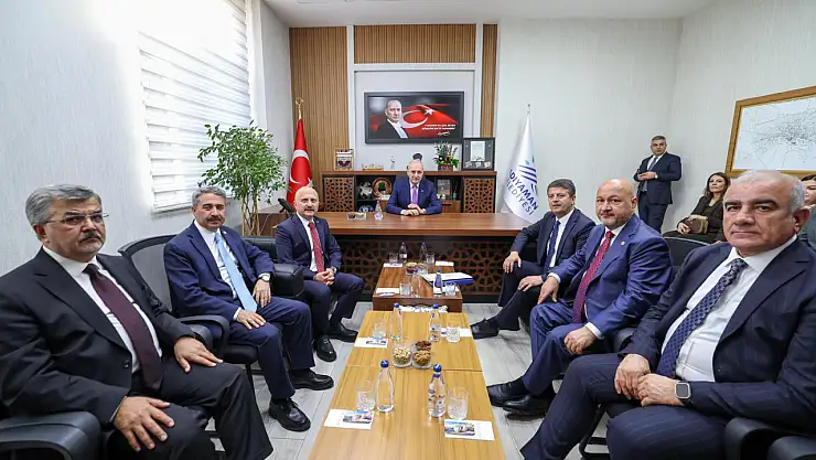 TBMM Başkanı Numan Kurtulmuş Başkan Tutdere'yi ziyaret etti