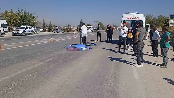 Adıyaman Gölbaşı'nda tırın çarptığı kadın hayatını kaybetti