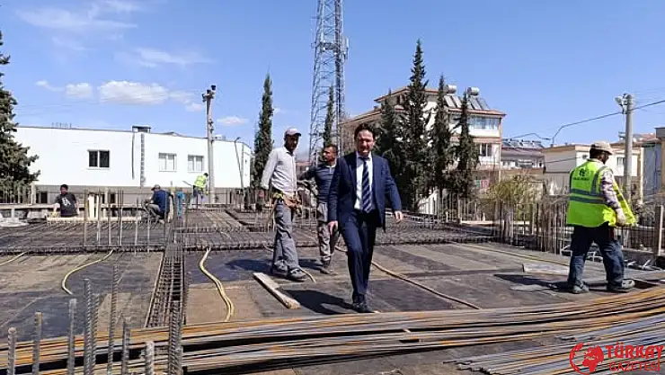 Torun okul inşaat alanlarında incelemelerde bulundu