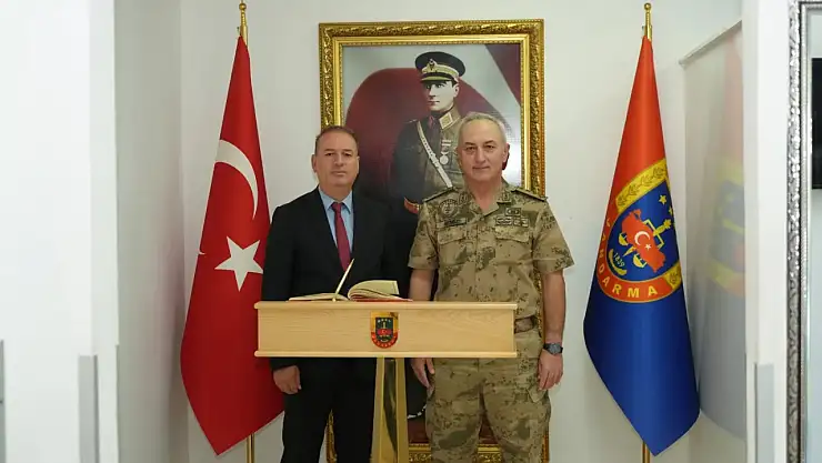 Tosun'dan İl Jandarma Komutanı Semiz'e ziyaret