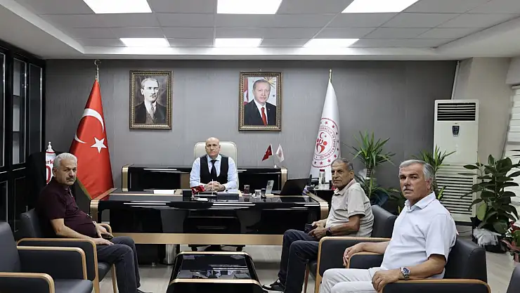 TSYD Adıyaman Şube Başkanı Köşker'den Elüstü'ne ziyaret
