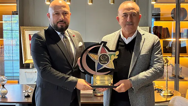 TÜRKTOB Başkanı Yıldırım'dan Milletvekili Mevlüt Çavuşoğlu'na ziyaret