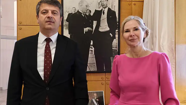 Tutdere'den İsveç Büyükelçisi Malena Mard'a iade-i ziyaret