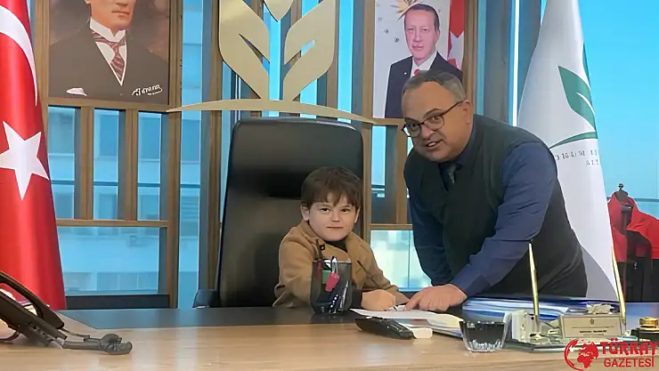 TYAB Minik başkanını ağırladı