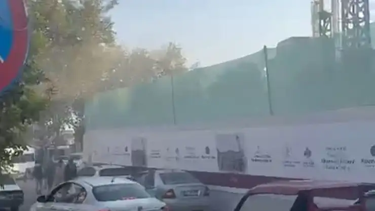 Ulucami Mahalle esnafından Toz tepkisi: Canımız gitti, kanser olup gideceğiz