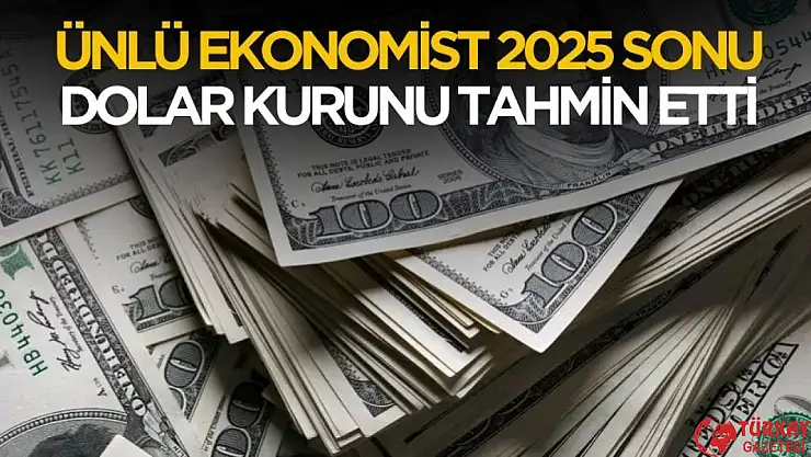 Ünlü ekonomist 2025 sonu dolar kurunu tahmin etti