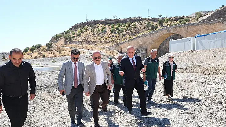 Vali Varol Cendere Köprüsü çevre düzenleme çalışmalarını inceledi
