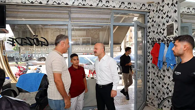 Vali Varol Fatih Mahallesi Esnafıyla bir araya geldi