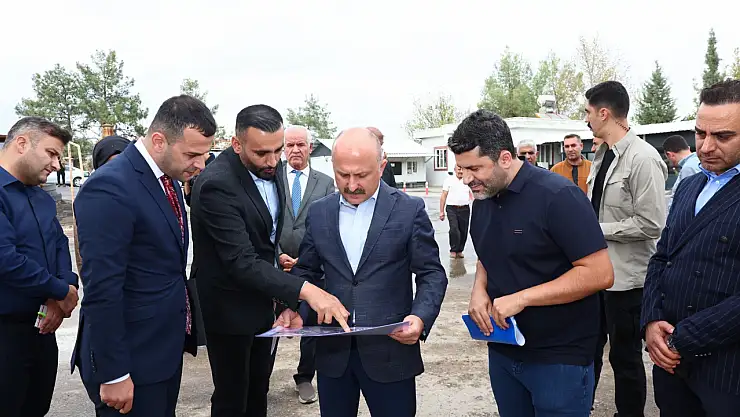 Vali Varol İl Özel İdaresi Asfalt Plenti sahasında incelemelerde bulundu