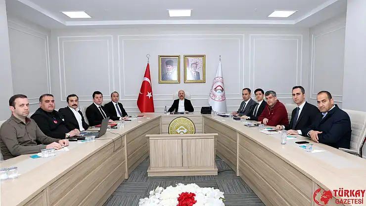 Vali yardımcıları haftalık değerlendirme toplantısı yapıldı