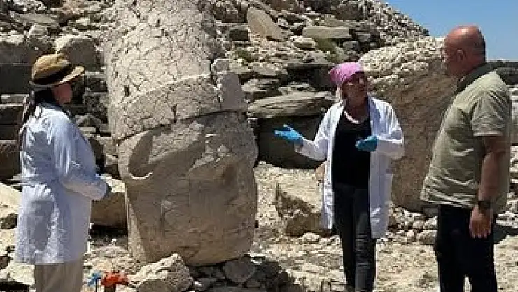 Yelken Nemrut Dağı'ndaki restorasyon çalışmalarını yerinde inceledi