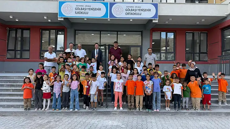 Gölbaşı'nda Yenişehir İlkokulu ve Yenişehir Ortaokulu kapılarını öğrencilerine açtı