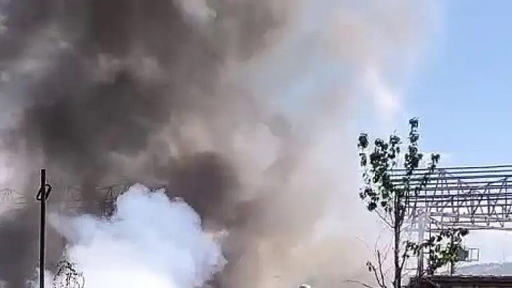 Yerleşim alanına yakın çıkan yangın korkuttu