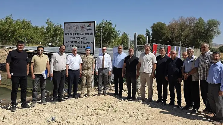 Yeşilova köyünde tarımsal sulama güçlendirme projesi açılışı gerçekleştirildi