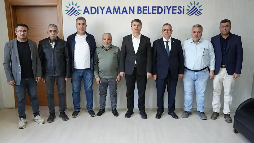 Adıyaman Basın Kartı Sahipleri Derneği'nden Başkan Tutdere'ye Ziyaret