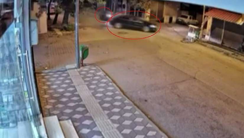 Kahta'da Motosiklet Kazasının Görüntüleri Ortaya Çıktı