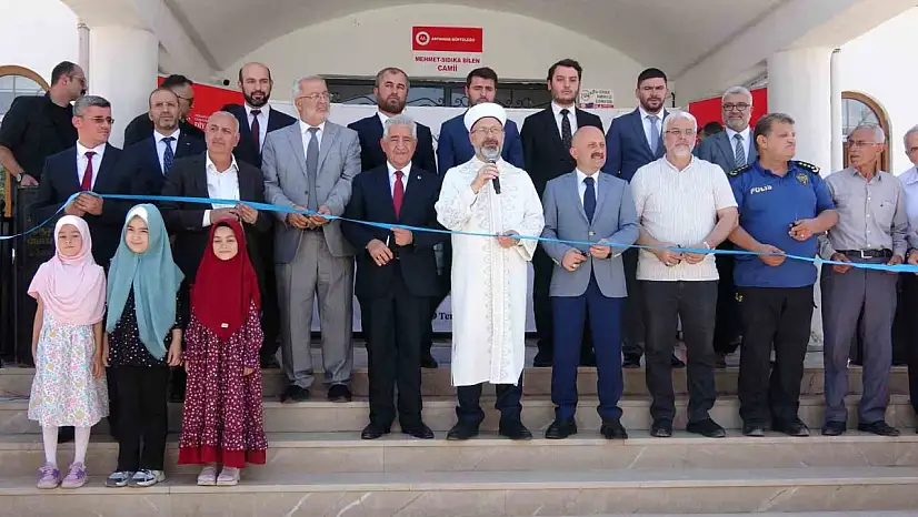 Adıyaman'da deprem sonrası yapılan cami ve Kur'an kurslarının toplu açılışı yapıldı