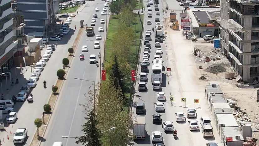 Adıyaman'da trafik çilesi