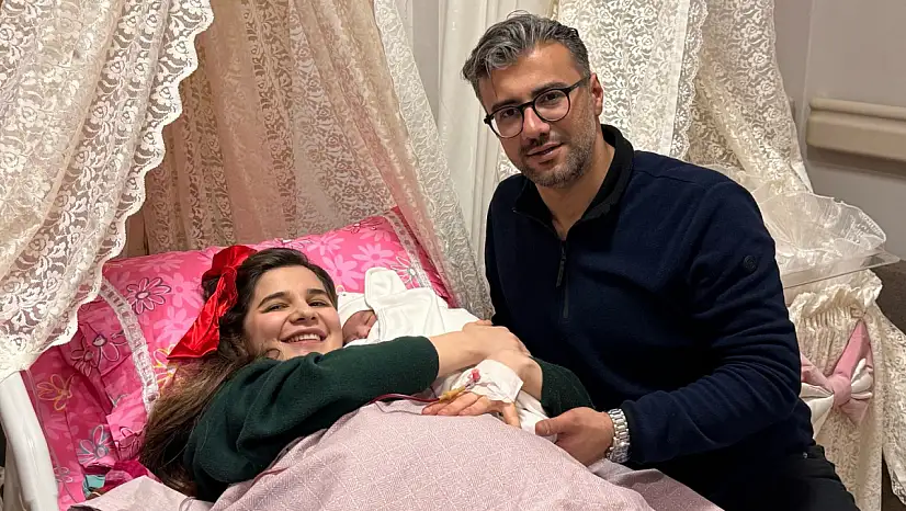 Adıyaman'da yeni yılın ilk bebeği 'Rüya' bebek oldu