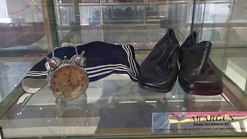 Adıyaman Şehitlik Müzesi'nde şehitlerin eşyaları sergilenmeye başladı