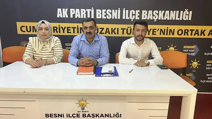 AK Parti Besni İlçe Başkanlığı haftalık değerlendirme toplantısı yapıldı