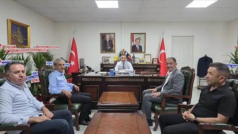 Başkan Aras'tan Kaymakam Algın'a ziyaret