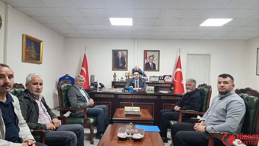 Başkan Öztürk'ten Kaymakam Seyhan'a ziyaret