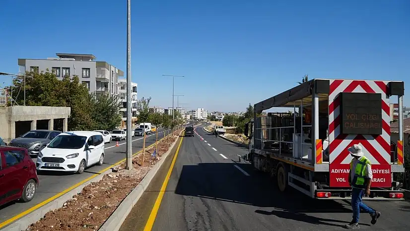 Adıyaman Belediyesi 3. Çevre Yolu'nda trafik güvenliğini artırıyor