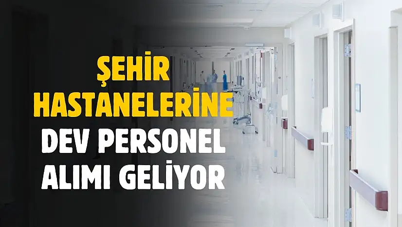 Cumhurbaşkanı Erdoğan açıkladı! Şehir hastanelerine dev personel işçi alımı yapılacak