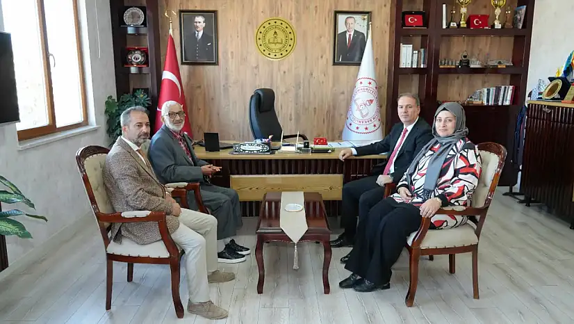 Eğitimci-Yazar Açıkalın'dan Tosun'a ziyaret