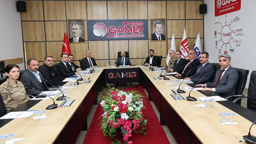 GAMER İzleme, Değerlendirme ve Koordinasyon Kurulu toplantısı yapıldı