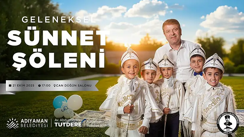 Gelenek devam ediyor: Belediyeden sünnet şöleni