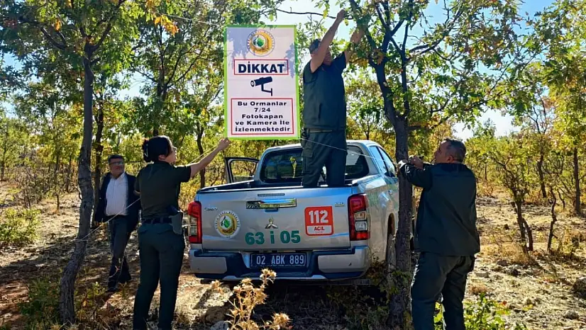 Gölbaşı ormanlarında yasa dışı faaliyetlere yapay zeka destekli fotokapanla önlem