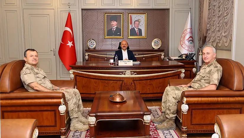 İl Jandarma Komutanı Semiz'den Vali Varol'a ziyaret
