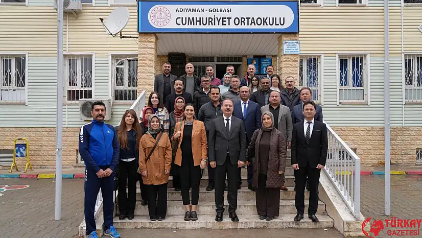 İl Müdürü Tosun'dan Gölbaşı Cumhuriyet İlk ve Ortaokuluna ziyaret