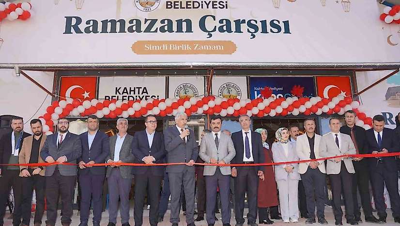 Kahta'da Ramazan Çarşısı'nın resmi açılışı gerçekleştirildi