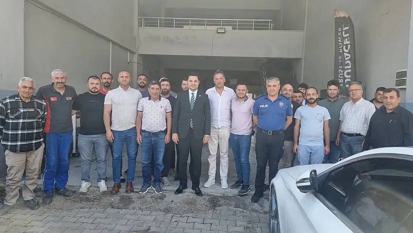Kaymakam Seyhan, sanayi esnaflarıyla bir araya geldi
