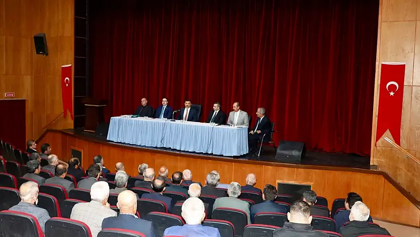 Recep İçme Suyu için geniş katılımlı bilgilendirme toplantısı düzenlendi