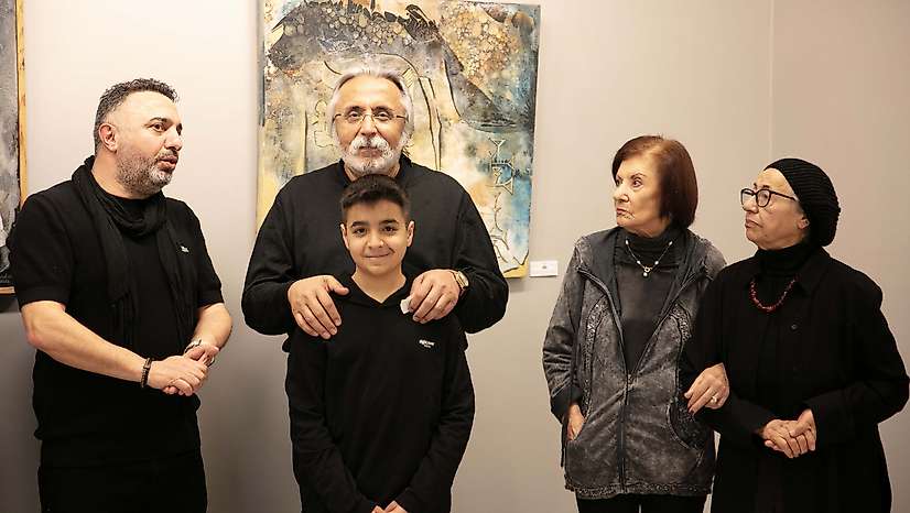 Ressam Bünyamin Ağbal Sanko Sanat Galerisi'nde sergi açtı