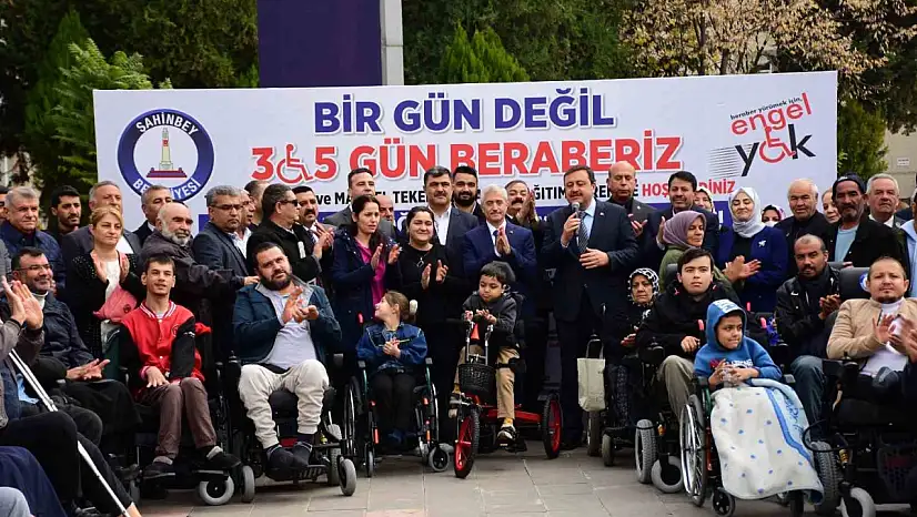 Şahinbey Belediyesi'nden 177 engelliye akülü ve manuel tekerlekli sandalye