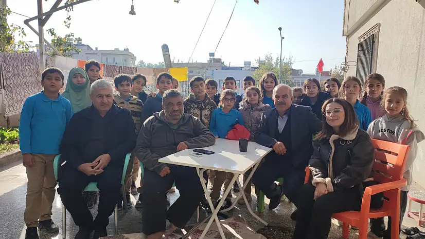 Şambayat Atatürk İlkokulu öğrencilerinden anlamlı ziyaret