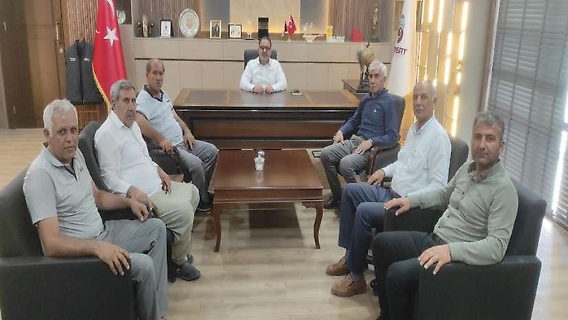 Samsatlı Muhtarlardan Başkan Fırat'a teşekkür ziyareti