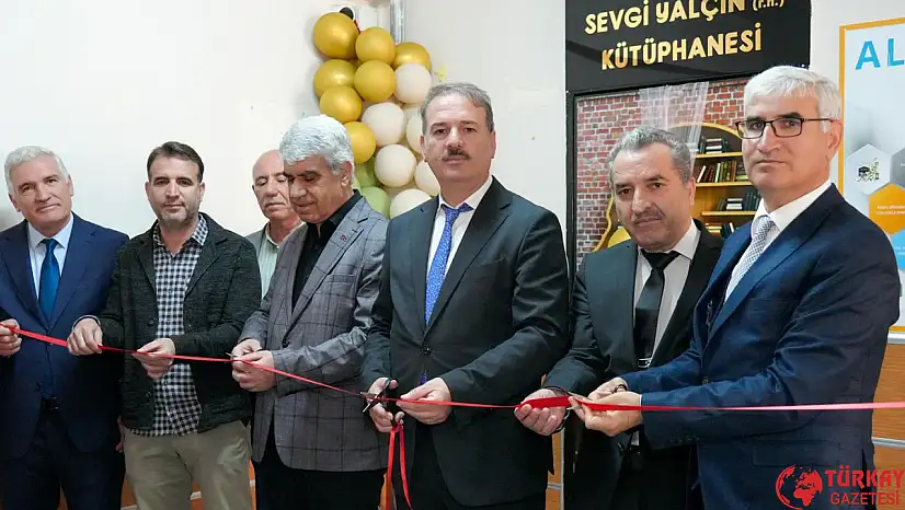 Sevgi Yalçın kütüphanesi hizmete girdi