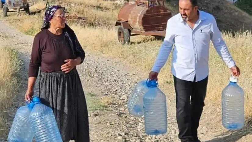 Suları akmayan köylüler çözüm talebi