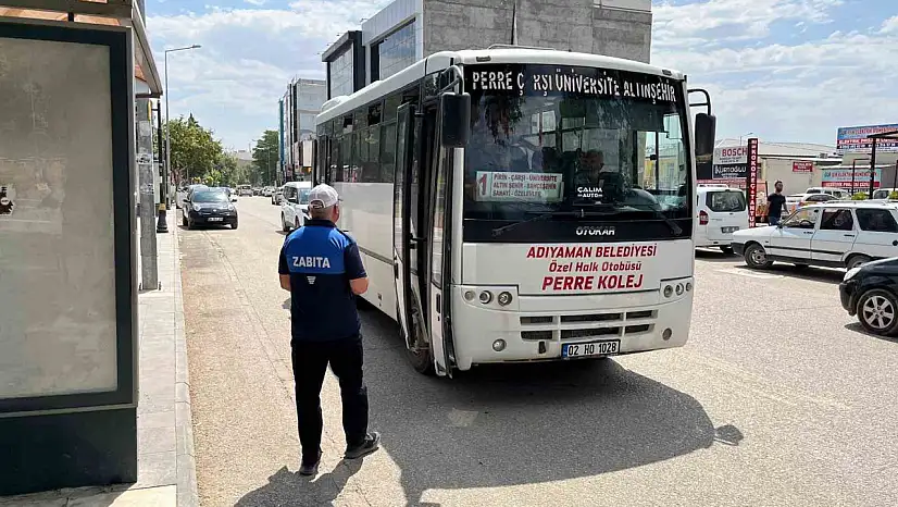 Toplu taşıma araçlarına sıkı denetim