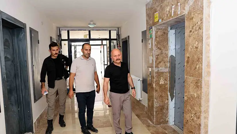 Vali Varol, Örenli Kalıcı Deprem Konutları'nı denetledi