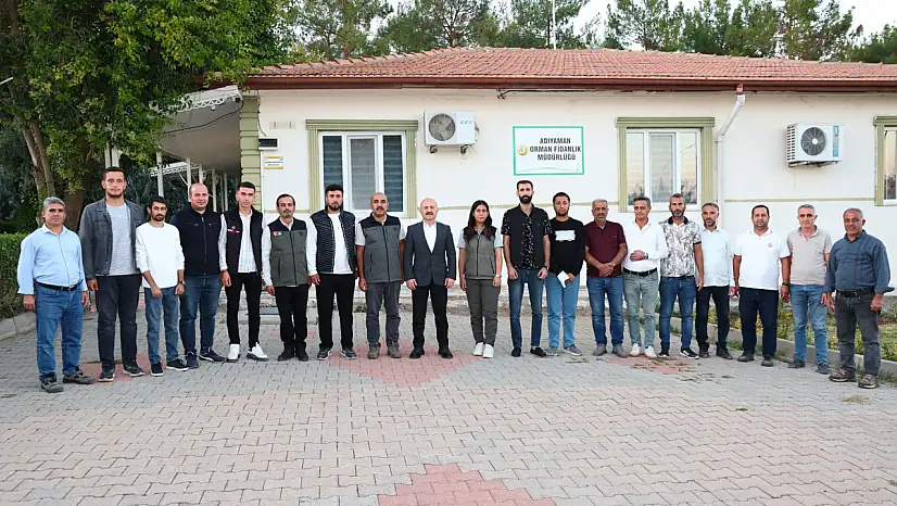 Vali Varol, orman fidanlığında incelemelerde bulundu