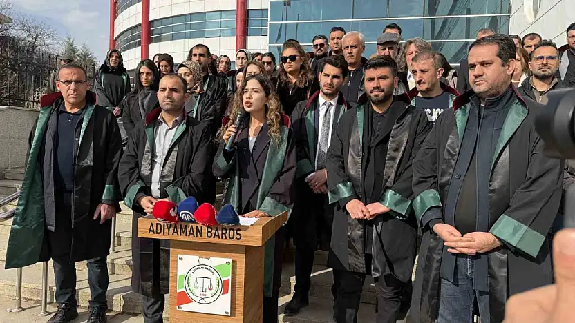 Adıyaman Barosu'ndan avukatlara yönelik saldırılara karşı açıklama