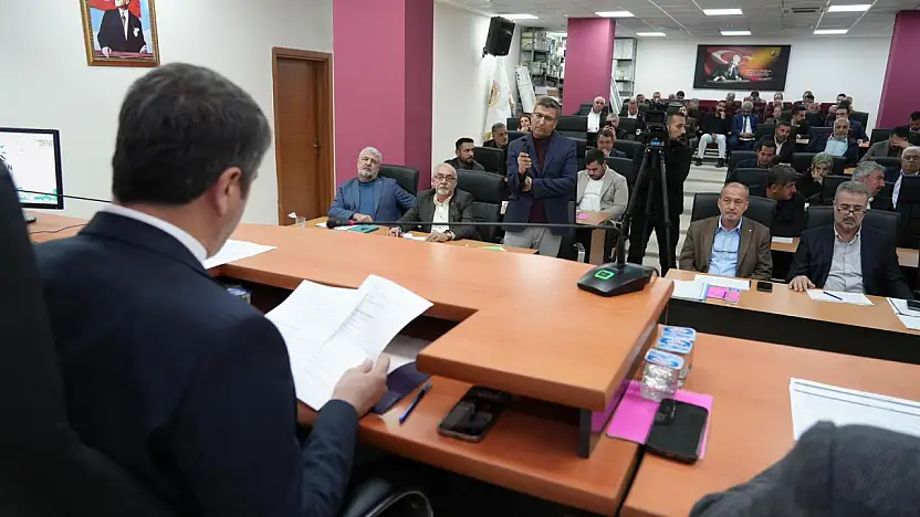 Adıyaman Belediyesi Aralık Ayı Meclis toplantısı yapıldı