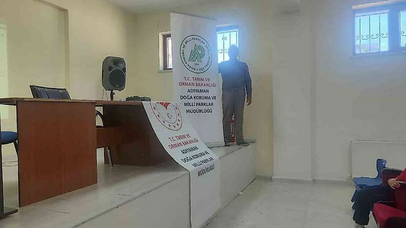 Adıyaman'da öğrencilere doğanın korunması eğitimi verildi
